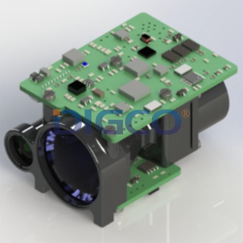 1535LRF01A4 compact laser rangefinder  transceiver