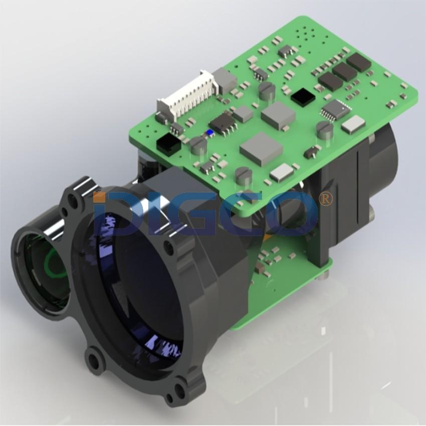 1535LRF01A5C compact laser rangefinder transceiver